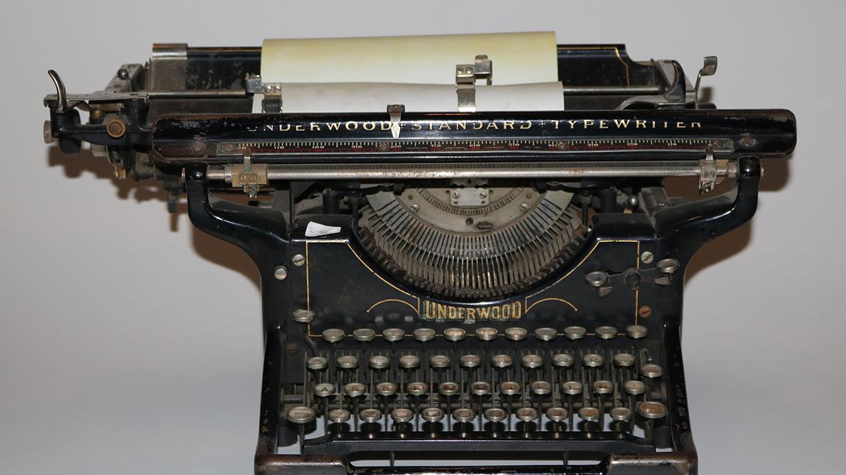 Máquina de escribir de José Grimaldi