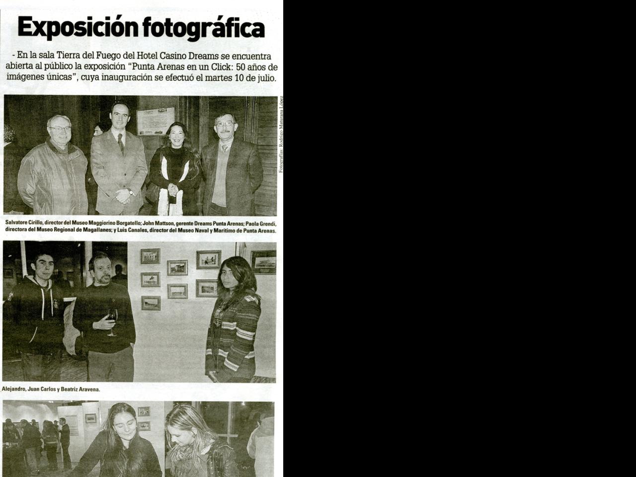 Publicacion del Diario La Prensa Austral